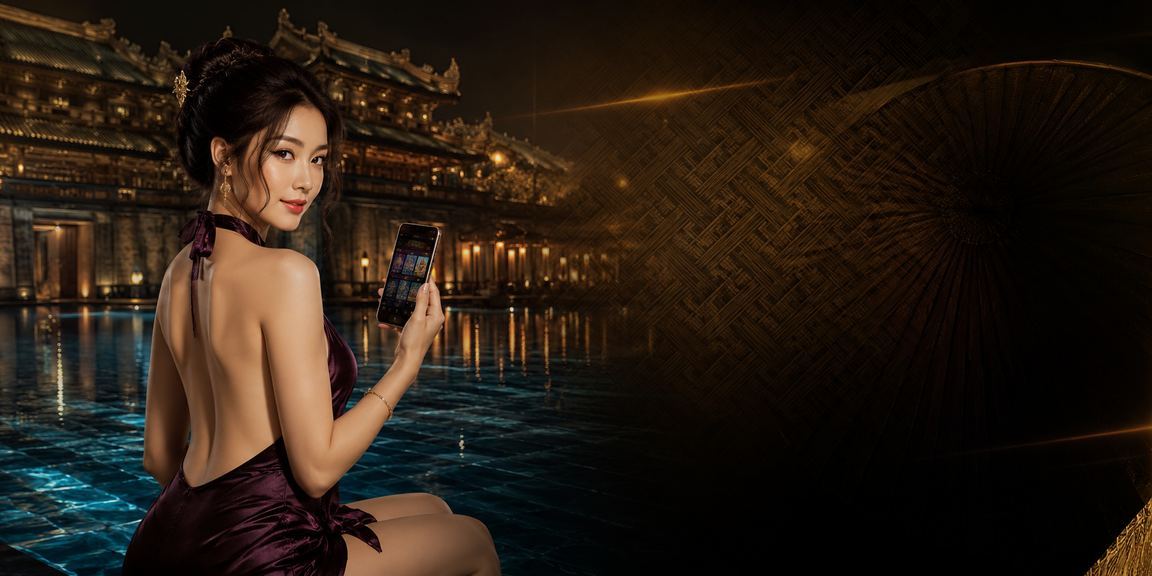 Người dùng Huế mặc áo dài non la truy cập ứng dụng cá cược trên điện thoại